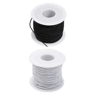 AUTSUPPL 2rolls Multi-Purpose Stretchy Elastic Thread for Bracelets Necklace Beaded Jewelry Making