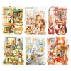 MiyouLuna 120 Pcs Coffee Themed PET Stickers Set, Vintage Aesthetic Stickers for Scrapbooking, Journaling, and DIY Crafts view 1