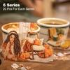 MiyouLuna 120 Pcs Coffee Themed PET Stickers Set, Vintage Aesthetic Stickers for Scrapbooking, Journaling, and DIY Crafts view 2