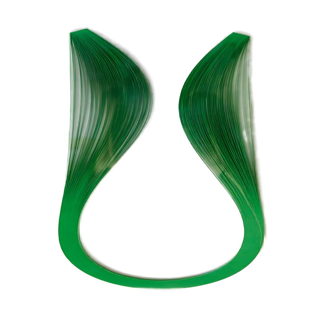 1.5mm Quilling Paper Strips 1/16 Quilling Strips for 3D Quilling Projects-120pc 21.1inch-Art Craft Single Color Quilling Paper (Lawn Green)