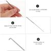 Anneome 45pcs Metal Needle Felting Punch Tools for DIY Craft Needle Felting Supplies view 3
