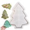 Christmas Silicone Molds, Tree-Shaped Dish Christmas Resin Mold, Flexible Easy Release Christmas Tree Mold Non-Stick Epoxy Resin Molds Tray for Jewelry Storage Tray Making view 4
