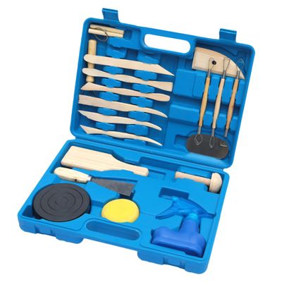 19pcs Clay Sculpturing Tool Kit Versatile Mud Claying Accessories for Figurine Crafting and Pottery Projects Durable and Safe Tools for Beginners and Professionals