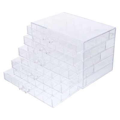 DEARMAMY Nail Art Storage Box Case Organize Nail Decorations and Accessories for Home
