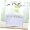 DEARMAMY Nail Art Storage Box Case Organize Nail Decorations and Accessories for Home view 3