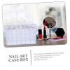 DEARMAMY Nail Art Storage Box Case Organize Nail Decorations and Accessories for Home view 4