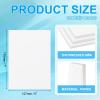 PATIKIL 7x5x0.12" Chipboard Sheets, 10Pcs 120PT Thick Book Board Binders Board Sturdy Bookbinding Supplies for Book Binding Cover, White view 2