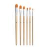 UOHLCX HBJWOV Paint Brush 25-Piece Gouache DIY Graffiti Flat Round Peak Palette Birch Pole Nylon Brush view 4