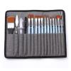 UOHLCX HBJWOV 18 Pcs Multi-Purpose Nylon Wool Watercolor Painting Pen Acrylic Paint Brush Canvas Painting Bag Painting Materials view 1