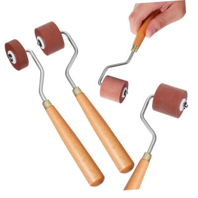 COHEALI 3pcs Rubber Rollers for Printmaking Printing Glue Roller for Craft Stamping Oil Painting