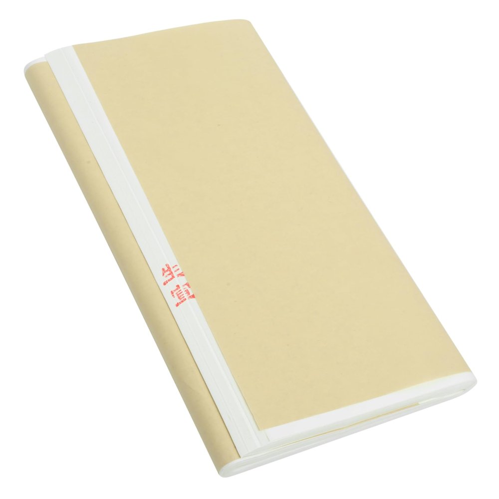 TOPPERFUN 100sheets Xuan Paper for Chinese Calligraphy Rice Paper for Writing Painting for Scrapbooking Art Projects
