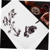 TOPPERFUN 100sheets Xuan Paper for Chinese Calligraphy Rice Paper for Writing Painting for Scrapbooking Art Projects view 4
