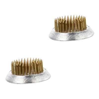 COHEALI 2pcs Flower Pin Holder Tool for Floral Arrangements for Secure Flower Fixation for Wedding Bouquets and Home Decor