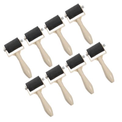 AUTSUPPL 8pcs Rollers for Printmaking Boys and Girls Accessories Sturdy and Easy to Clean Compact Craft Rollers