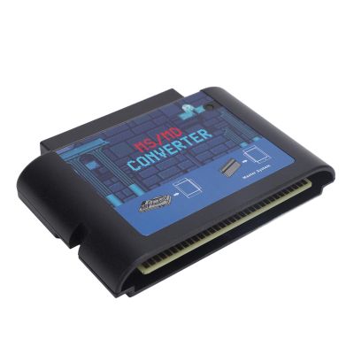 CCYLEZ MS to MD Game Card Converter, Sturdy ABS Plug-and-Play Adapter for Mega Drive and Multi-Platform Retro Gaming Enthusiasts Black