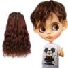 Morezmore W0777S-01 12" Sample Miniature Hair Weft Straight Silver Gray view 4