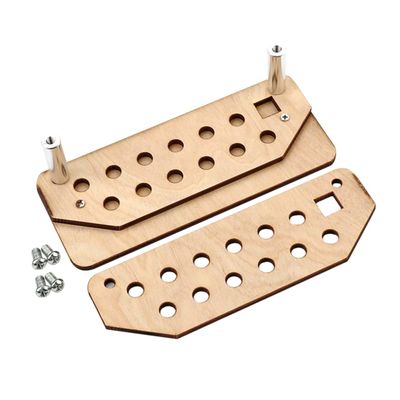 BUGUUYO Detachable Wooden Tool Storage Rack Large-capacity Craft Tool Holder Practical Organizer for Home Projects
