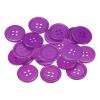 HARFINGTON 20pcs 36L Sewing Buttons 7/8"(23mm) Resin Round Flat 4-Hole Craft Replacement Buttons for Sewing Clothing and DIY, Purple view 1
