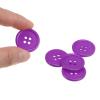 HARFINGTON 20pcs 36L Sewing Buttons 7/8"(23mm) Resin Round Flat 4-Hole Craft Replacement Buttons for Sewing Clothing and DIY, Purple view 4