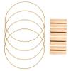 ORFOFE 2set Metal Floral Hoop Centerpiece Base Rustic Wedding Table Decorations DIY Wreath Frames view 1