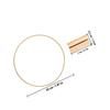 ORFOFE 2set Metal Floral Hoop Centerpiece Base Rustic Wedding Table Decorations DIY Wreath Frames view 2