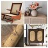 16" (1.3Feet) Width x 11.5 Feet Length Natural Rattan Roll, Rattan Cane Webbing Roll, Rattan, Caning Material, Rattan Fabric, Rattan Webbing, Rattan Material from Origin Asia for Cane Chair Furniture view 3