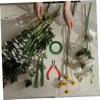 Anneome Floral Wire Stems Handmade DIY Flower Making Wires Leaf Tape for Bouquets Wedding Decorations view 3