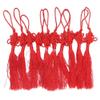 10 PCS Chinese Knot Red Auspicious China Knot Tassel Pendant 7" Lucky Feng Shui view 1