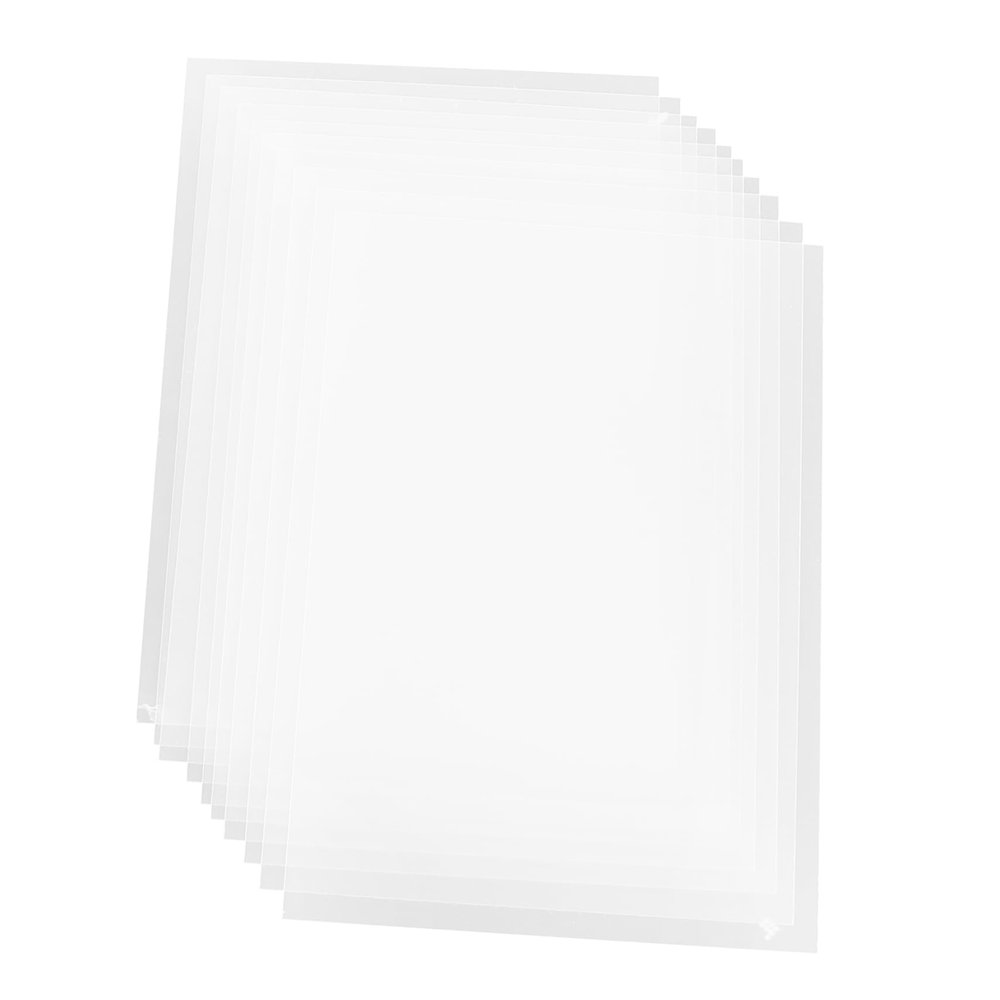 ABOOFAN High- Acrylic Sheet for Photo Frame 10pcs Picture Frame Replacement Acrylic Film