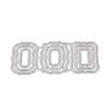 Geometry Cutting Dies Nesting Geometric Embossing Die Cuts For Birthday Card Making Scrapbooking Album Paper view 1