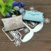 Cutting Dies,Card Making Supplies,18.3x12cm 3D Pillow Gift Box Metal Cutting Dies with Tags Labels Flowers Die Cut Stencils view 4
