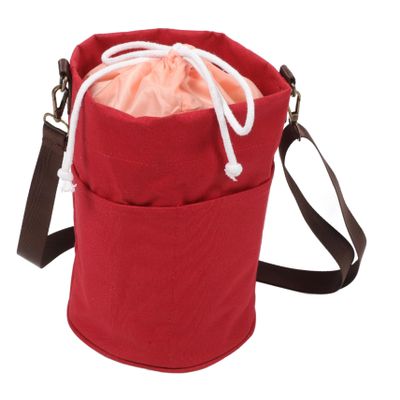 ULDIGI Crochet Yarn Storage Bag Knitting Organizer Travel Sewing Kit Tote Bag Case Yarn Storage