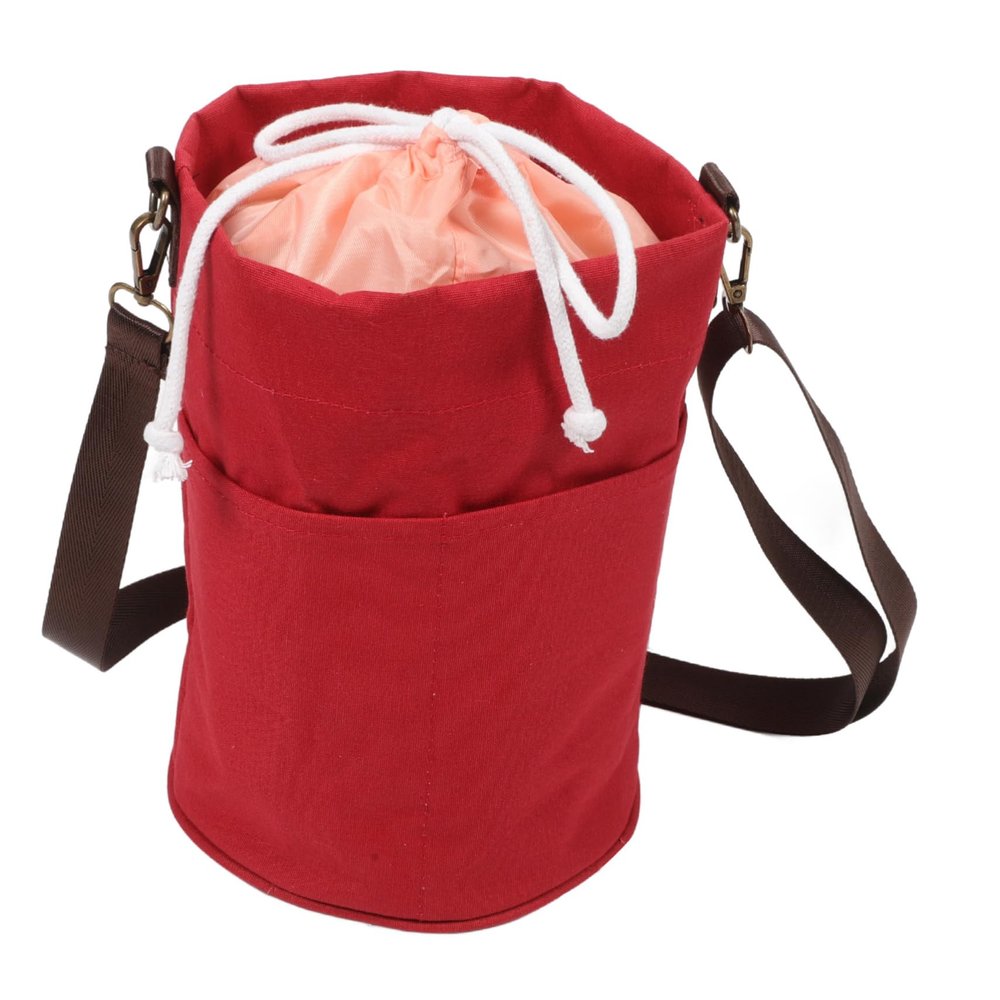 ULDIGI Crochet Yarn Storage Bag Knitting Organizer Travel Sewing Kit Tote Bag Case Yarn Storage