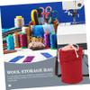 ULDIGI Crochet Yarn Storage Bag Knitting Organizer Travel Sewing Kit Tote Bag Case Yarn Storage view 2