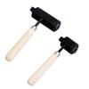 HOODANCOS 2pcs Inking Brayers Rubber Rollers for Printmaking Printing Roller Tool view 1