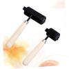 HOODANCOS 2pcs Inking Brayers Rubber Rollers for Printmaking Printing Roller Tool view 3