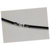 HOODANCOS 2pcs Heavy Duty Jewelry Rubber Rope Black Silver Accessory for Craft Rope DIY view 2
