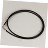 HOODANCOS 2pcs Heavy Duty Jewelry Rubber Rope Black Silver Accessory for Craft Rope DIY view 3