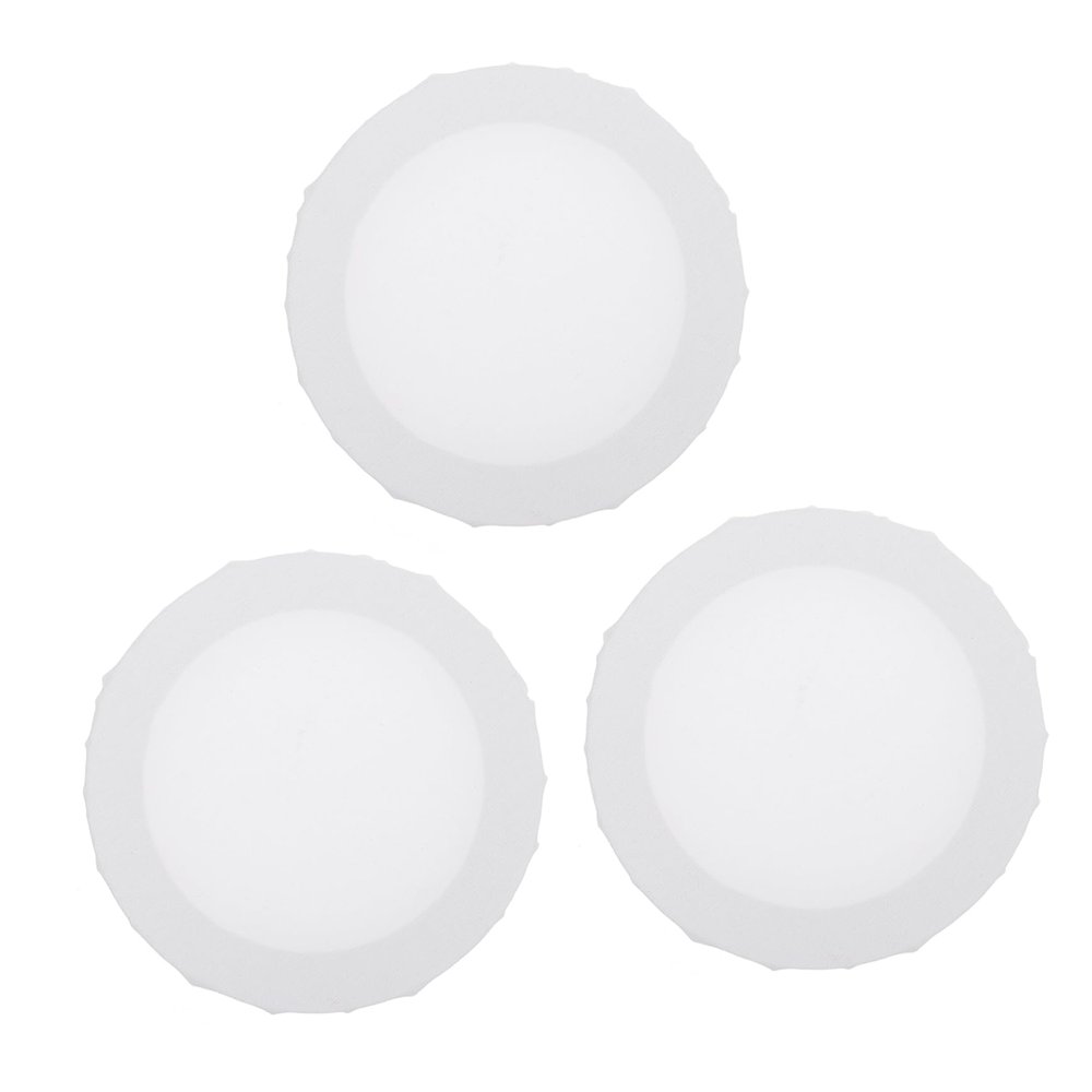 PLAFOPE 3pcs Mini Oil Painting Board Round Artist Canvas Frame DIY Panels Canvas Boards for Painting Suitable for Oils Acrylics Tempera