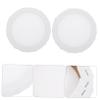 PLAFOPE 3pcs Mini Oil Painting Board Round Artist Canvas Frame DIY Panels Canvas Boards for Painting Suitable for Oils Acrylics Tempera view 2