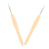 2PCS Ergonomic Crochet Hooks 0.5MM Crochet Hooks For Sweater Scarf Shawl Clothes Crochet Craft Hand Stitching Crochet Needle Crochet Needle Set Crochet Needle For Crocheting Yarn view 1