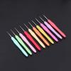 2PCS Ergonomic Crochet Hooks 0.5MM Crochet Hooks For Sweater Scarf Shawl Clothes Crochet Craft Hand Stitching Crochet Needle Crochet Needle Set Crochet Needle For Crocheting Yarn view 3