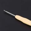 2PCS Ergonomic Crochet Hooks 0.5MM Crochet Hooks For Sweater Scarf Shawl Clothes Crochet Craft Hand Stitching Crochet Needle Crochet Needle Set Crochet Needle For Crocheting Yarn view 4