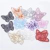 10Pcs 50 * 45Mm Sequins Embroidered Mesh Butterfly Patches for DIY Clothes Hat Shoes Patches Accessory Headwear Hair Clips Decor view 4