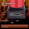 FJYAWEN Gold Melting Furnace, Electric 2102f Digital Machine, Includes Tongs, Graphite Crucible, and Gloves, for Gold, Silver, Tin, Aluminum,Red-2kg view 4