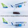 18.5 1:79 Scale Model Airplane Vietnam A320neo Aircraft Model Model Jet Plane Collectibles Resin with Wheels Diecast Plane Mode for Collection(A320neo) view 3