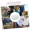 AUTSUPPL 1pc Round Canvas Board for Artists Durable White Oil Painting Canvas for Acrylics and Tempera for DIY Projects and Art Classes view 4