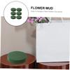 6pcs Round Flower Mud Bases High Absorption Flower Arrangement Froth Eco-Friendly Floral Base view 3
