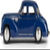 Mint Models 1948-54 D6-3L Sedan Blue in 1:43 Scale EMEU43029A view 4