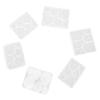 HOODANCOS 6pcs Silicone Epoxy Keychain Mold for DIY Jewelry Making Flexible and Durable Silicone Pendant Molds for Charms Earring and Necklace Craft Supplies view 1